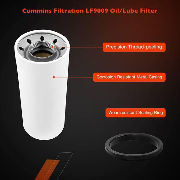 LF9009 Oil/Lube Filter Replace Cummins Diesel, 3401544 XLF75000,AT193242 NEW - Picture 5 of 14